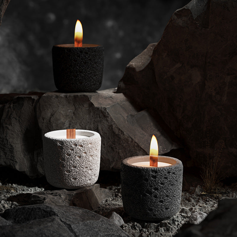 Volcanic Stone Candle