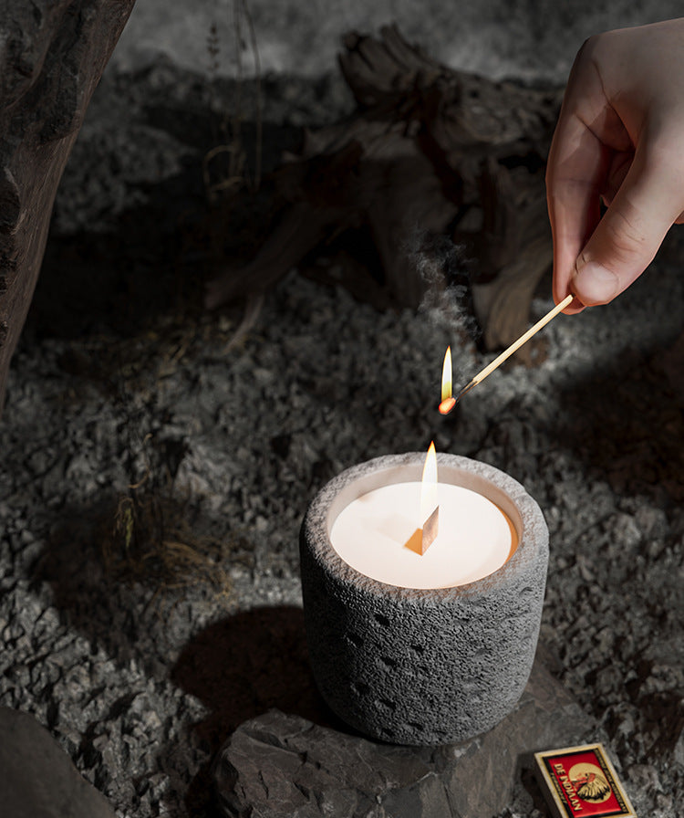 Volcanic Stone Candle