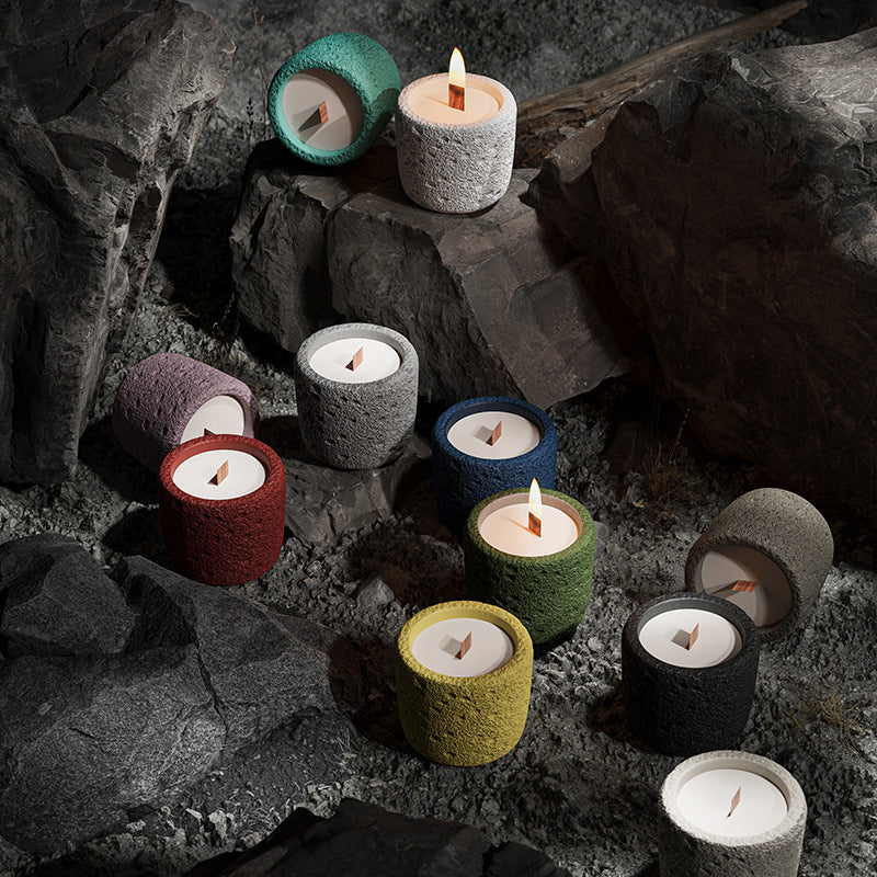 Volcanic Stone Candle