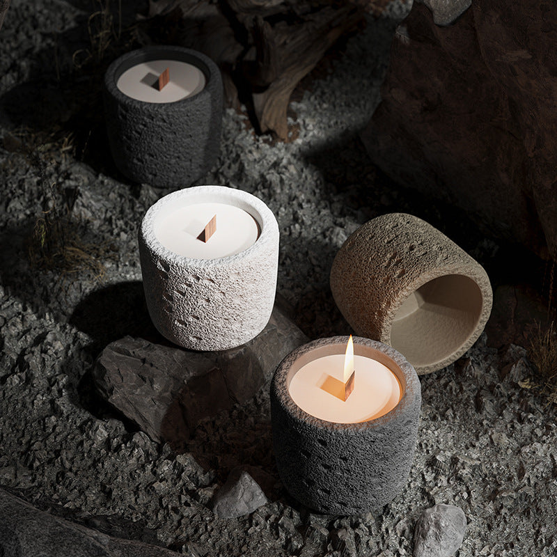 Volcanic Stone Candle