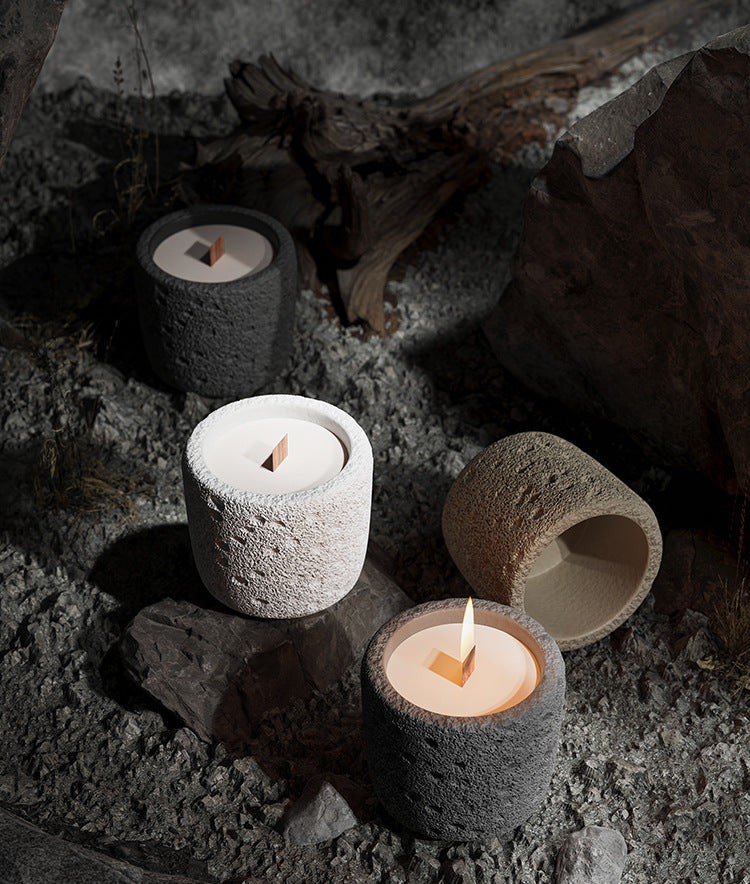 Volcanic Stone Candle