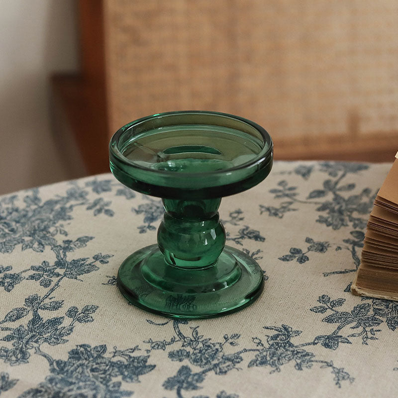 Roman column glass candlestick--A night with temperature